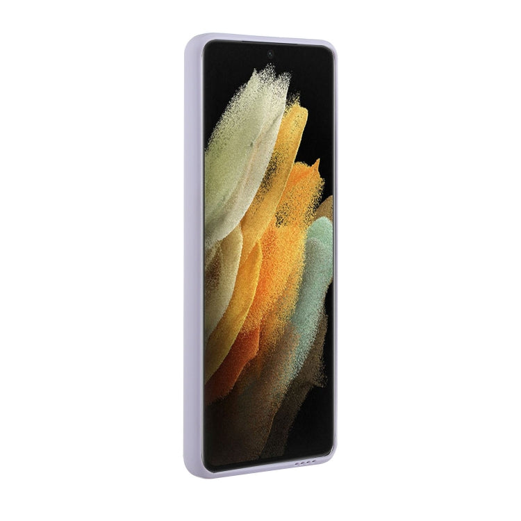 For Samsung Galaxy S21 Ultra 5G Card Slot Design Shockproof TPU Protective Case