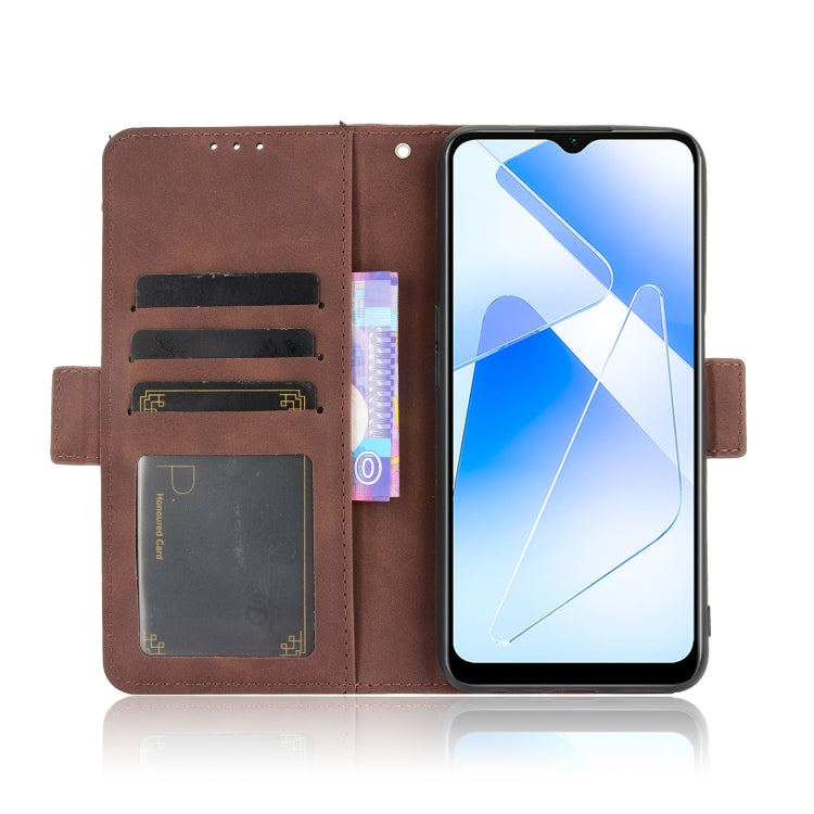 For OPPO A55 5G / A53s 5G Skin Feel Calf Pattern Horizontal Flip Leather Case with Holder & Card Slots & Photo Frame