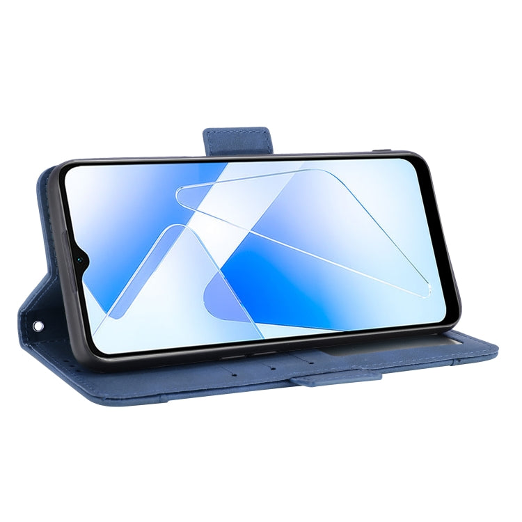 For OPPO A55 5G / A53s 5G Skin Feel Calf Pattern Horizontal Flip Leather Case with Holder & Card Slots & Photo Frame