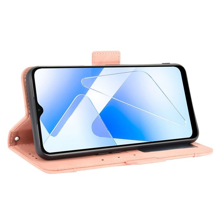 For OPPO A55 5G / A53s 5G Skin Feel Calf Pattern Horizontal Flip Leather Case with Holder & Card Slots & Photo Frame