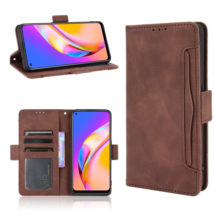 For OPPO A94 5G / Reno5Z 5G / F19 Pro+ 5G Skin Feel Calf Pattern Horizontal Flip Leather Case with Holder & Card Slots & Photo Frame