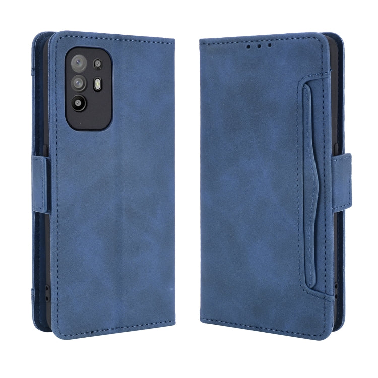 For OPPO A94 5G / Reno5Z 5G / F19 Pro+ 5G Skin Feel Calf Pattern Horizontal Flip Leather Case with Holder & Card Slots & Photo Frame