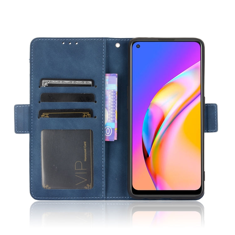 For OPPO A94 5G / Reno5Z 5G / F19 Pro+ 5G Skin Feel Calf Pattern Horizontal Flip Leather Case with Holder & Card Slots & Photo Frame