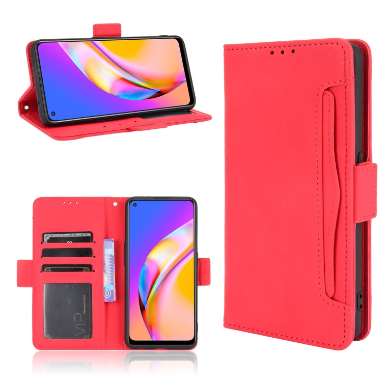 For OPPO A94 5G / Reno5Z 5G / F19 Pro+ 5G Skin Feel Calf Pattern Horizontal Flip Leather Case with Holder & Card Slots & Photo Frame