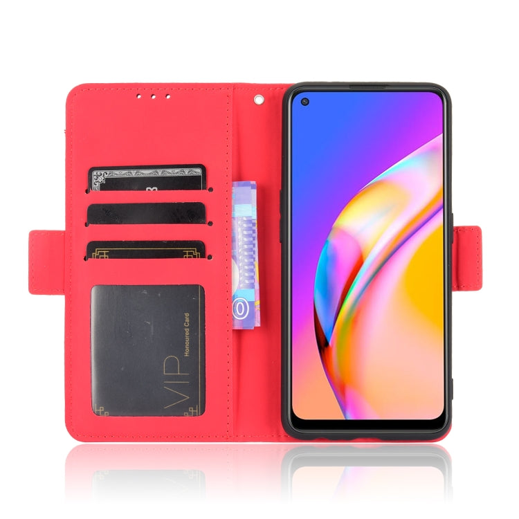 For OPPO A94 5G / Reno5Z 5G / F19 Pro+ 5G Skin Feel Calf Pattern Horizontal Flip Leather Case with Holder & Card Slots & Photo Frame