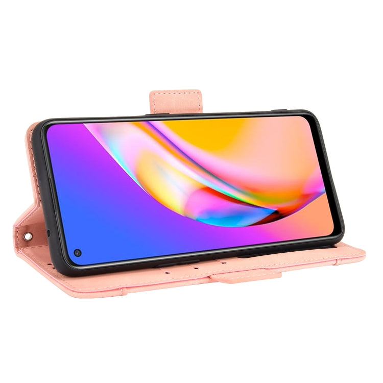 For OPPO A94 5G / Reno5Z 5G / F19 Pro+ 5G Skin Feel Calf Pattern Horizontal Flip Leather Case with Holder & Card Slots & Photo Frame