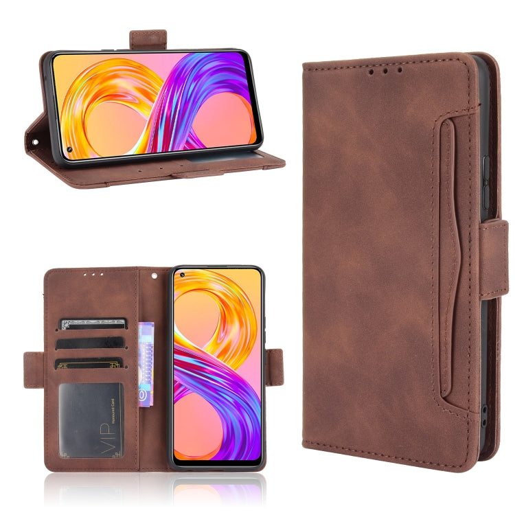 For OPPO Realme 8 4G / Realme 8 Pro 4G Skin Feel Calf Pattern Horizontal Flip Leather Case with Holder & Card Slots & Photo Frame