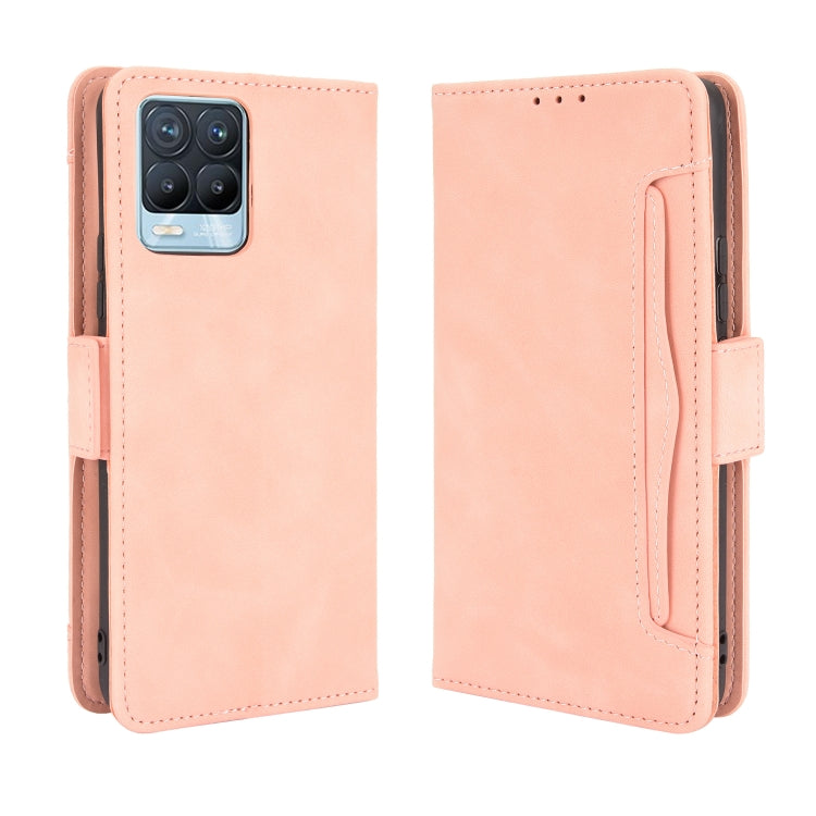 For OPPO Realme 8 4G / Realme 8 Pro 4G Skin Feel Calf Pattern Horizontal Flip Leather Case with Holder & Card Slots & Photo Frame