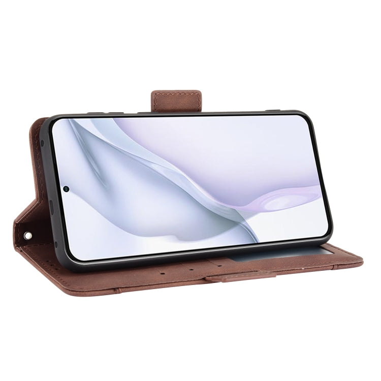 For Huawei P50 Skin Feel Calf Pattern Horizontal Flip Leather Case with Holder & Card Slots & Photo Frame