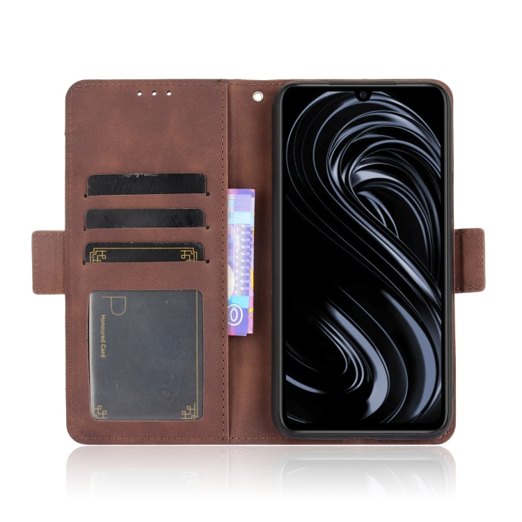 For Rakuten BIG S Skin Feel Calf Pattern Horizontal Flip Leather Case with Holder & Card Slots & Photo Frame