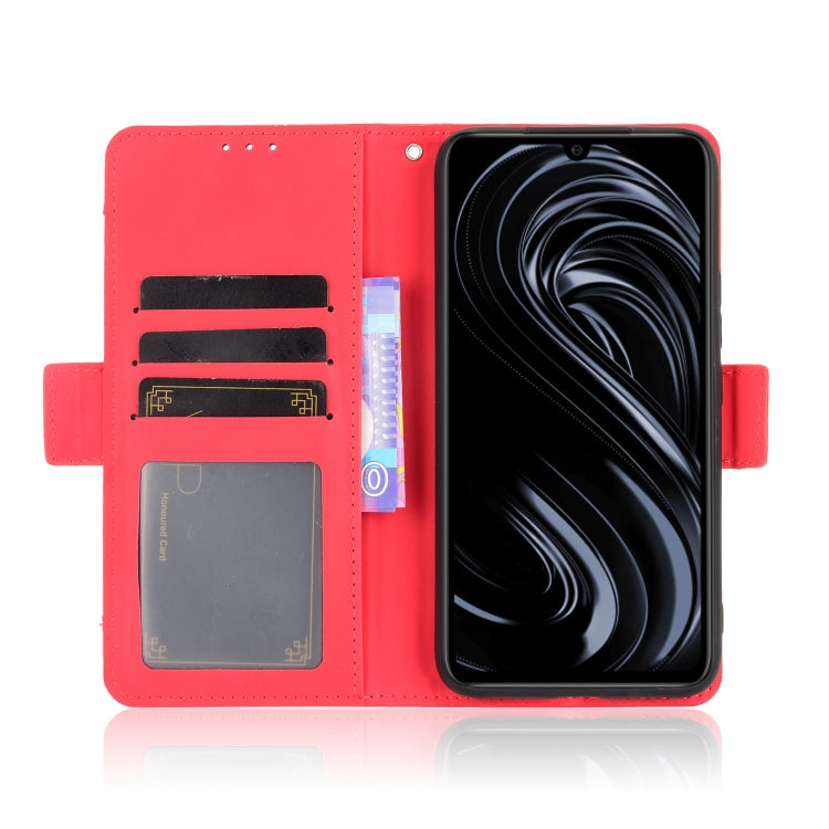 For Rakuten BIG S Skin Feel Calf Pattern Horizontal Flip Leather Case with Holder & Card Slots & Photo Frame