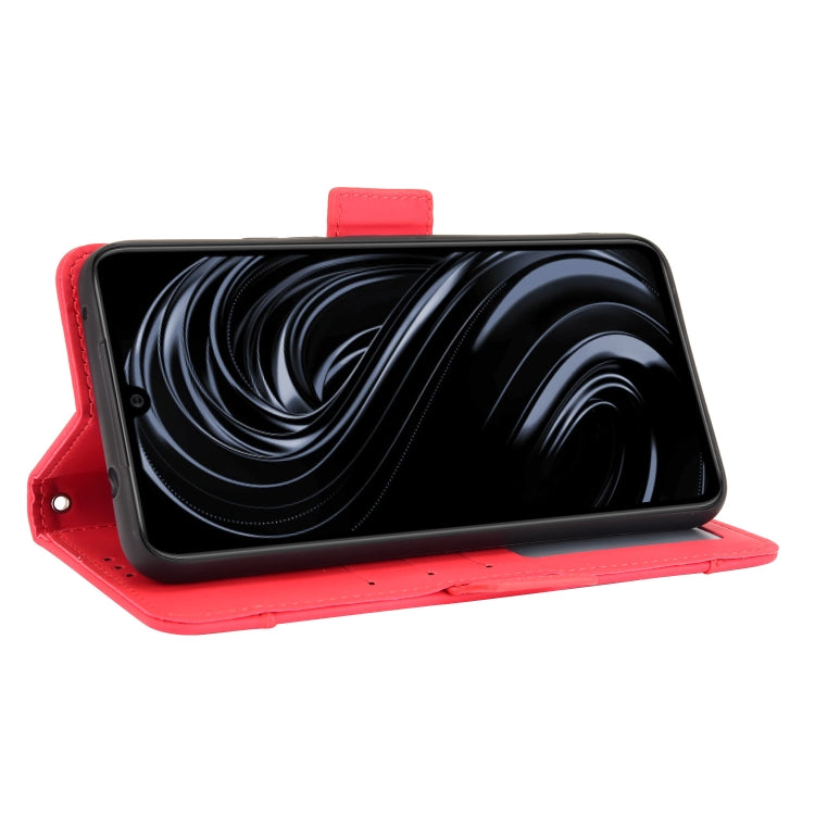 For Rakuten BIG S Skin Feel Calf Pattern Horizontal Flip Leather Case with Holder & Card Slots & Photo Frame