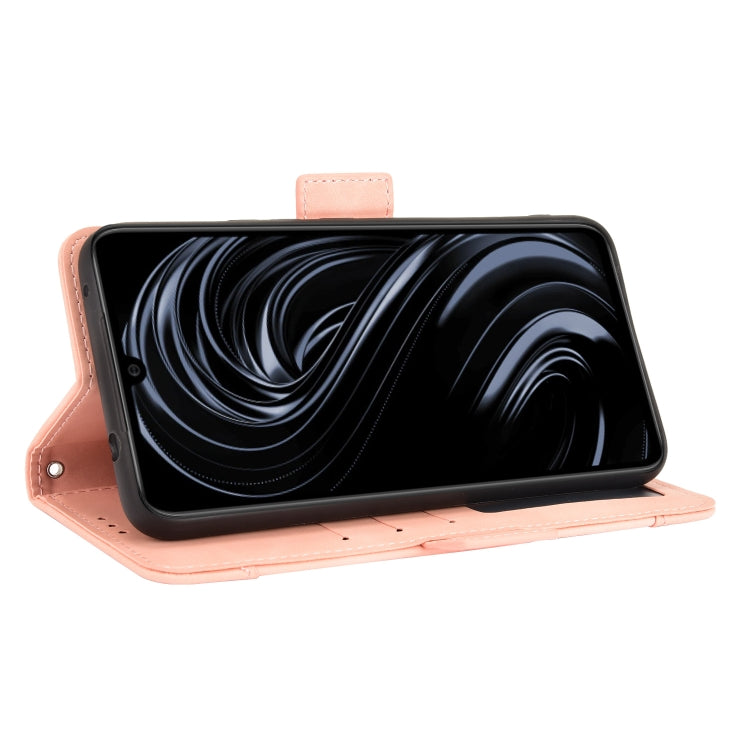 For Rakuten BIG S Skin Feel Calf Pattern Horizontal Flip Leather Case with Holder & Card Slots & Photo Frame