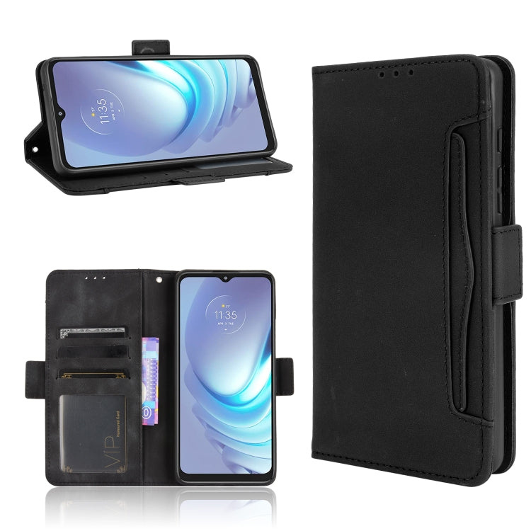 For Motorola Moto G50 Skin Feel Calf Pattern Horizontal Flip Leather Case with Holder & Card Slots & Photo Frame