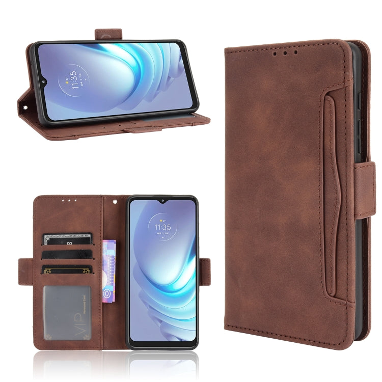 For Motorola Moto G50 Skin Feel Calf Pattern Horizontal Flip Leather Case with Holder & Card Slots & Photo Frame