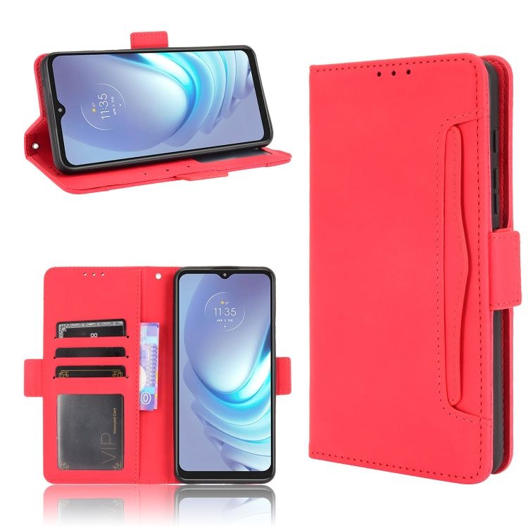 For Motorola Moto G50 Skin Feel Calf Pattern Horizontal Flip Leather Case with Holder & Card Slots & Photo Frame