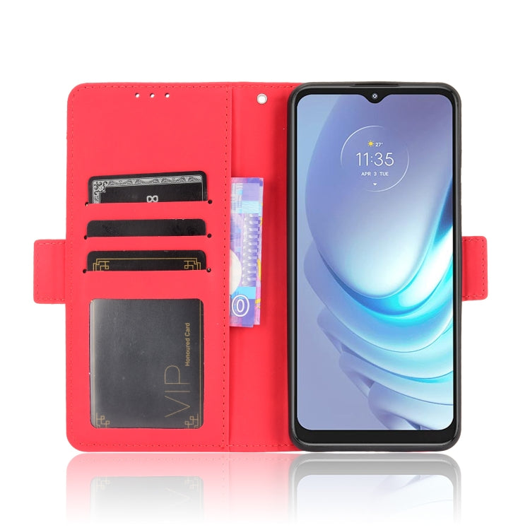 For Motorola Moto G50 Skin Feel Calf Pattern Horizontal Flip Leather Case with Holder & Card Slots & Photo Frame