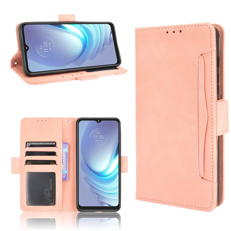 For Motorola Moto G50 Skin Feel Calf Pattern Horizontal Flip Leather Case with Holder & Card Slots & Photo Frame