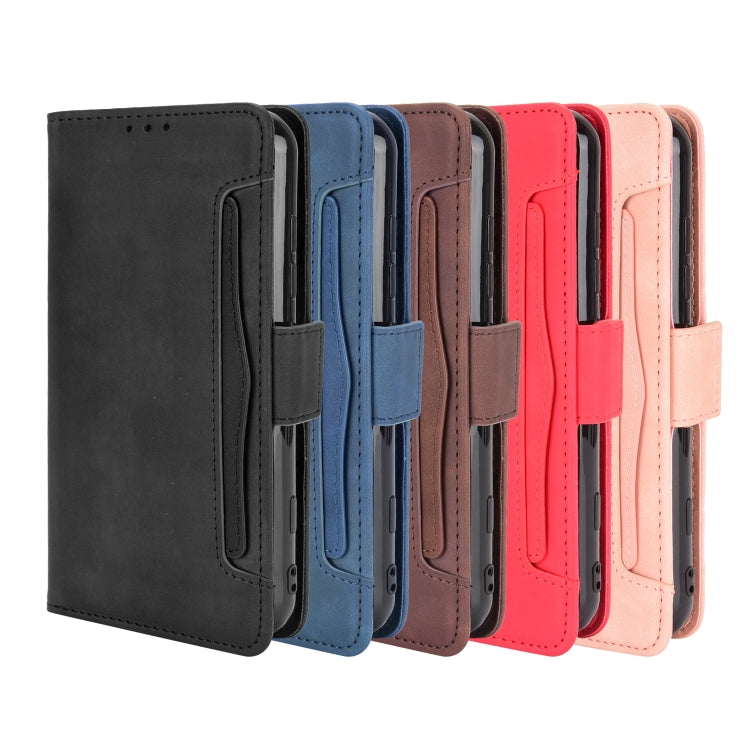 For Oukitel C23 Pro Skin Feel Calf Pattern Horizontal Flip Leather Case with Holder & Card Slots & Photo Frame