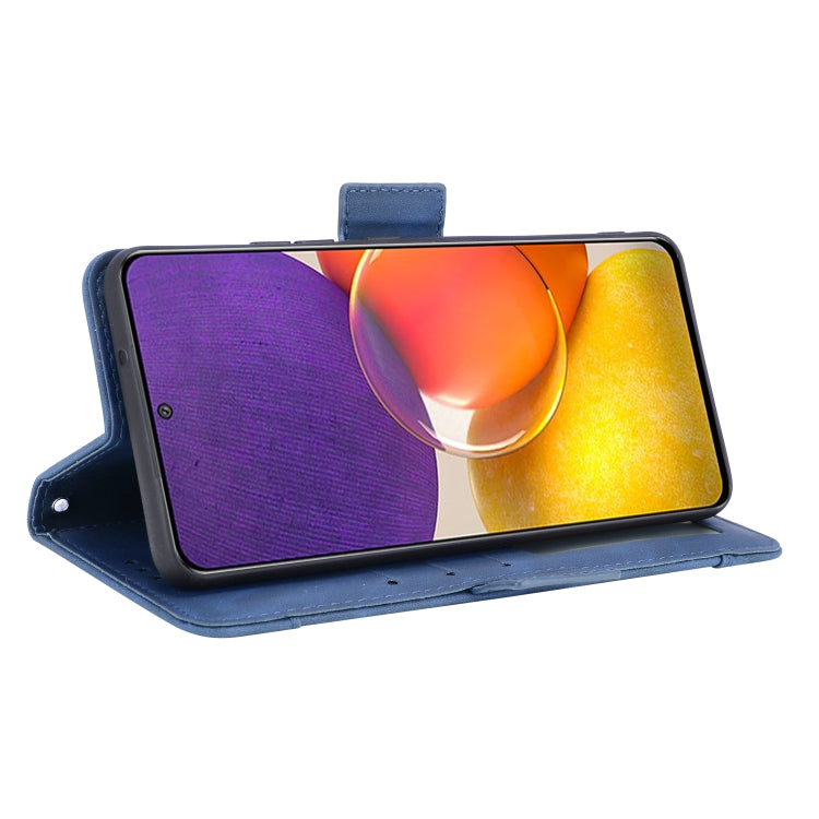 For Samsung Galaxy A82 5G / Quantum 2 5G Skin Feel Calf Pattern Horizontal Flip Leather Case with Holder & Card Slots & Photo Frame