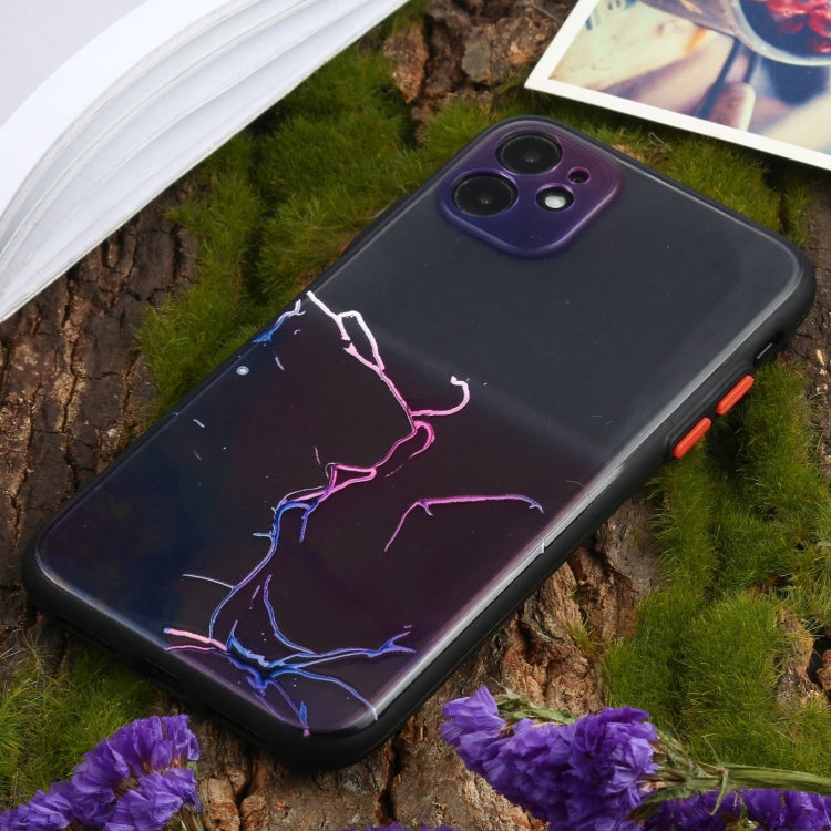 For iPhone 11 Ink Painting Style TPU Protective Case