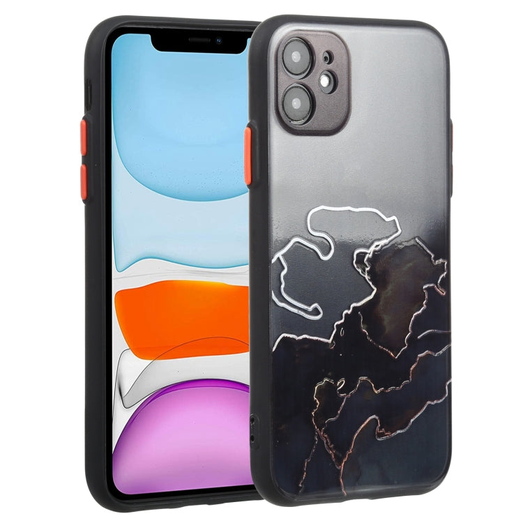 For iPhone 11 Ink Painting Style TPU Protective Case