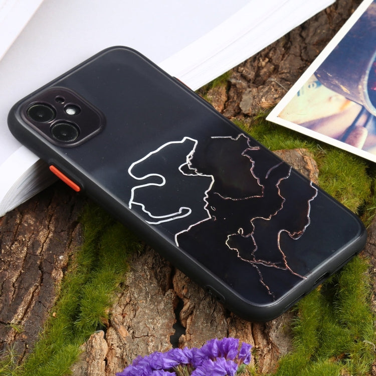 For iPhone 11 Ink Painting Style TPU Protective Case