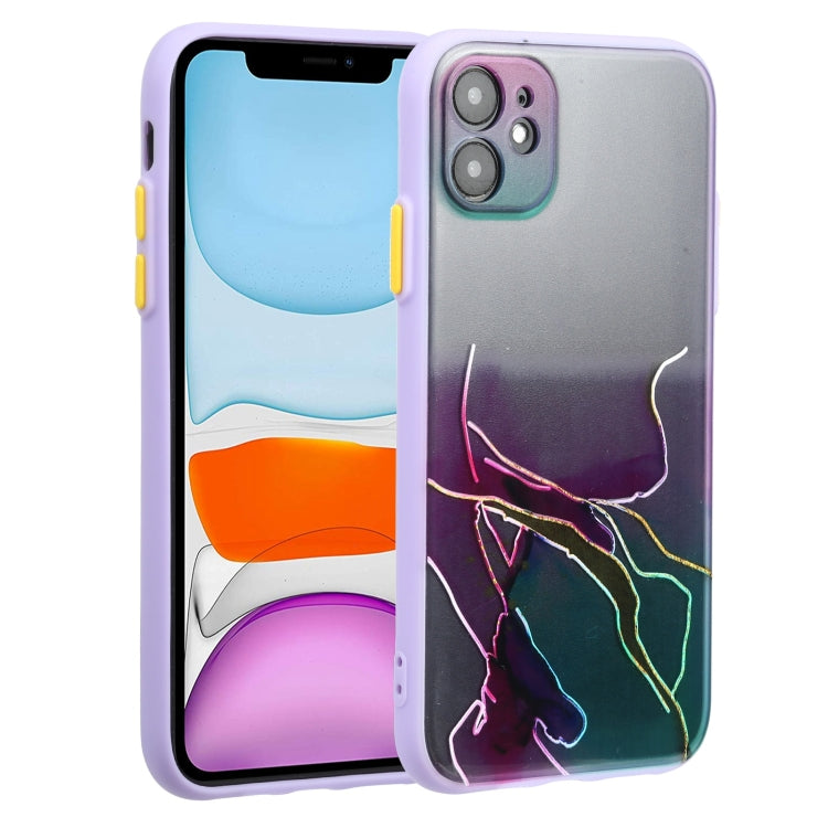For iPhone 11 Ink Painting Style TPU Protective Case