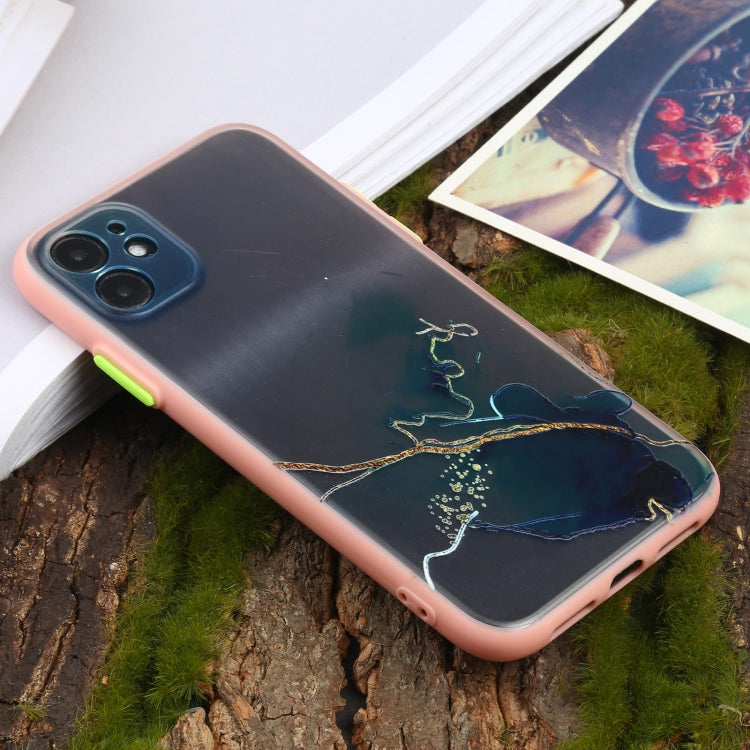For iPhone 11 Pro Ink Painting Style TPU Protective Case