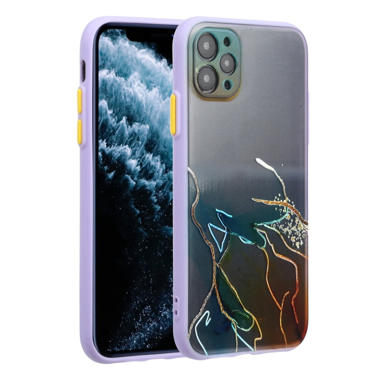 For iPhone 11 Pro Ink Painting Style TPU Protective Case