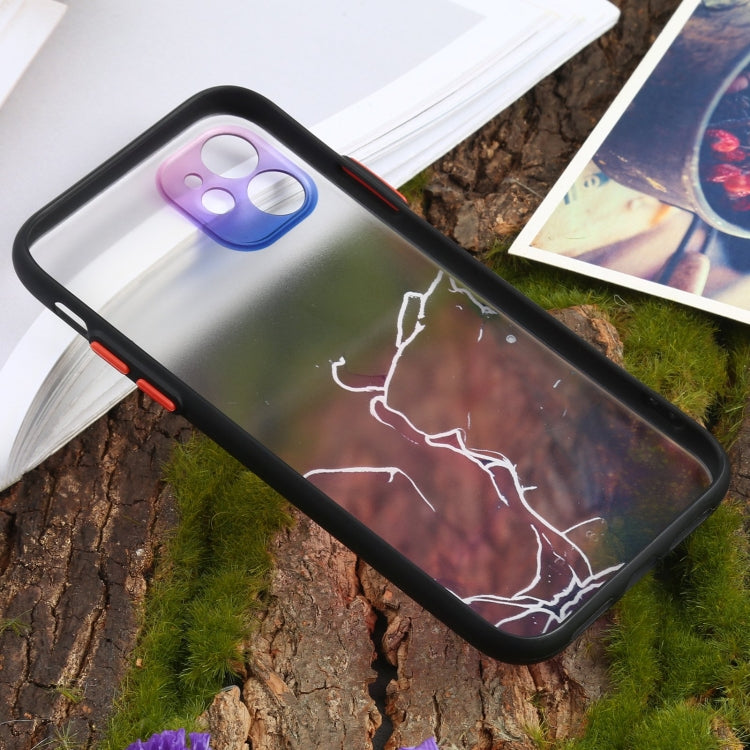 For iPhone 11 Pro Ink Painting Style TPU Protective Case