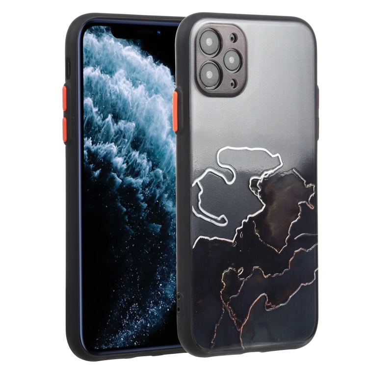 For iPhone 11 Pro Ink Painting Style TPU Protective Case