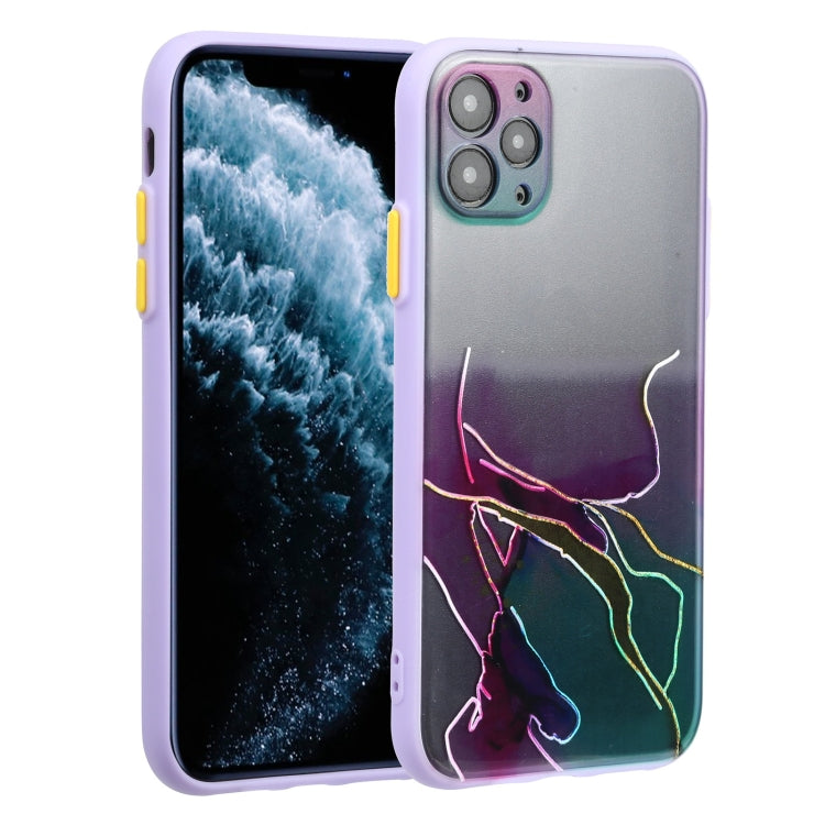 For iPhone 11 Pro Ink Painting Style TPU Protective Case