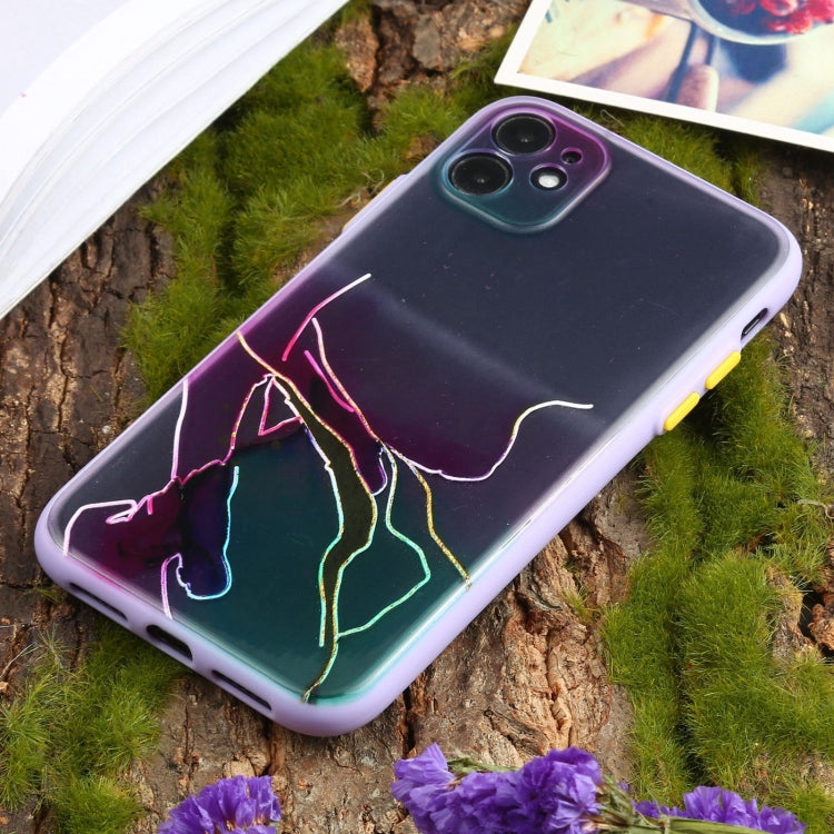 For iPhone 11 Pro Ink Painting Style TPU Protective Case