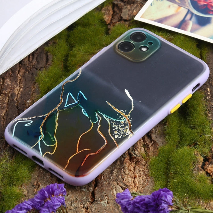 For iPhone 11 Pro Max Ink Painting Style TPU Protective Case