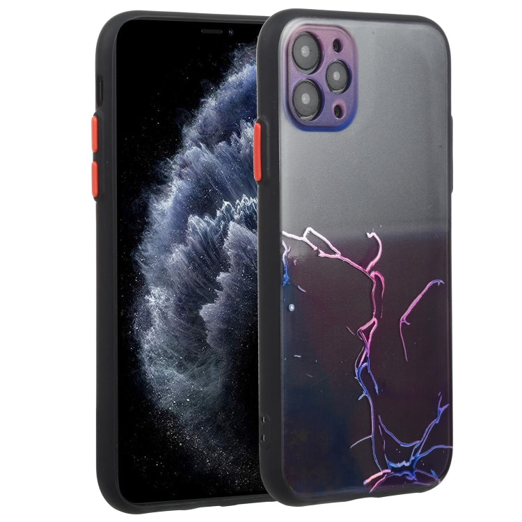 For iPhone 11 Pro Max Ink Painting Style TPU Protective Case