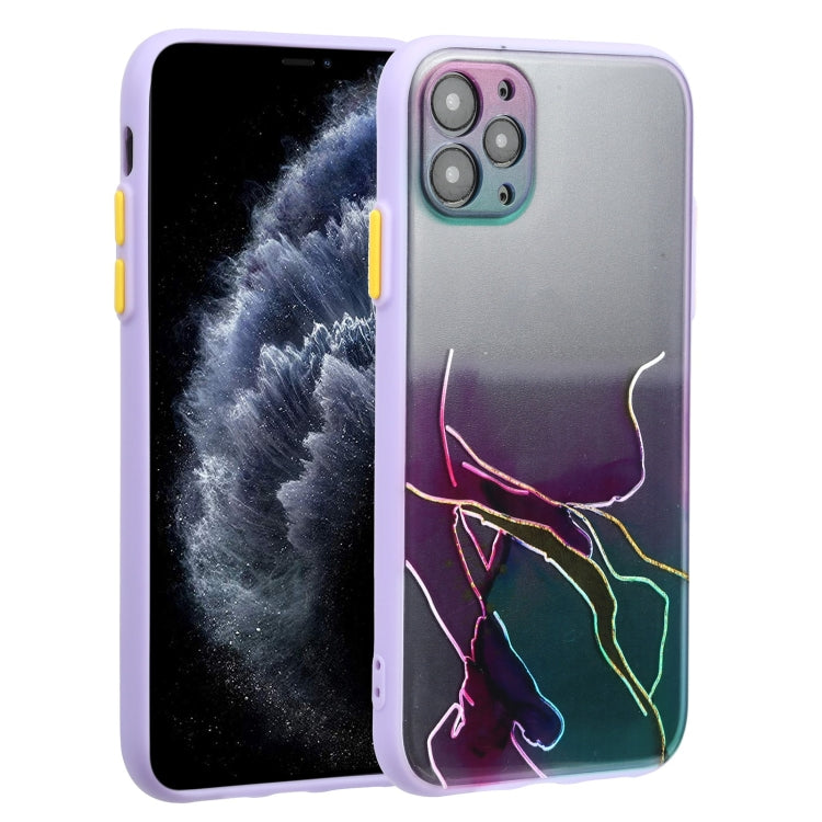 For iPhone 11 Pro Max Ink Painting Style TPU Protective Case
