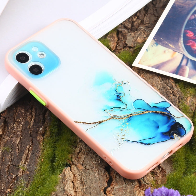 For iPhone 12 mini Ink Painting Style TPU Protective Case