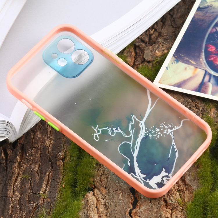 For iPhone 12 mini Ink Painting Style TPU Protective Case