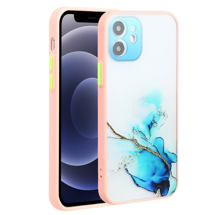 For iPhone 12 Ink Painting Style TPU Protective Case