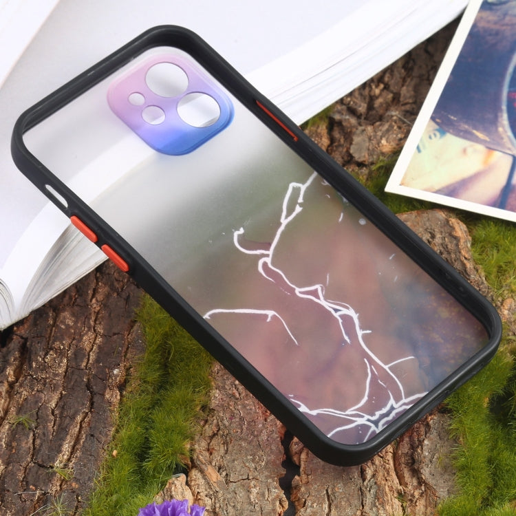 For iPhone 12 Ink Painting Style TPU Protective Case