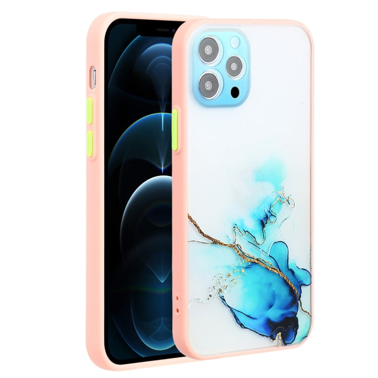 For iPhone 12 Pro Ink Painting Style TPU Protective Case