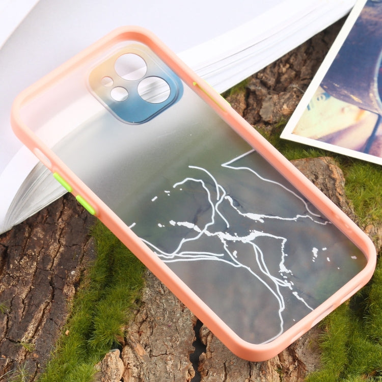 For iPhone 12 Pro Ink Painting Style TPU Protective Case