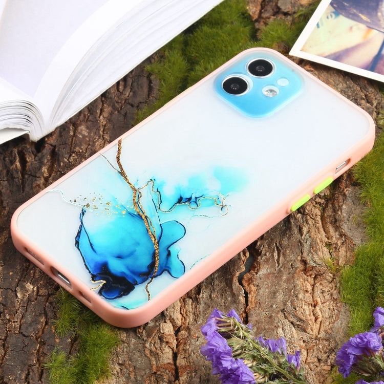 For iPhone 12 Pro Max Ink Painting Style TPU Protective Case
