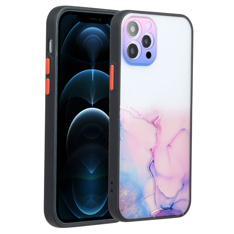 For iPhone 12 Pro Max Ink Painting Style TPU Protective Case