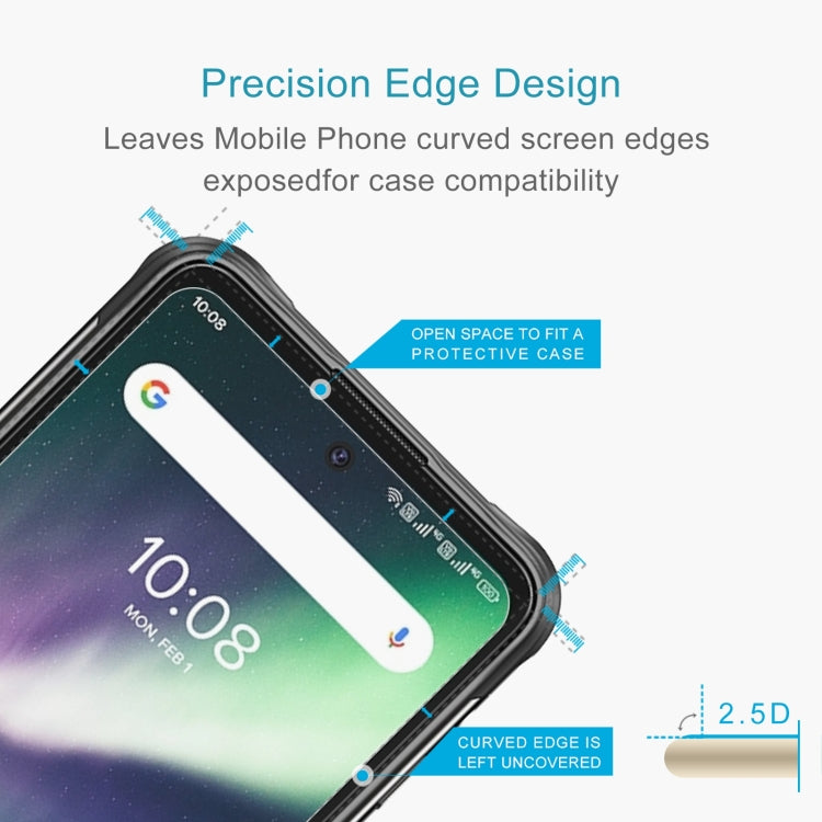 For Umidigi Bison GT 50 PCS 0.26mm 9H 2.5D Tempered Glass Film