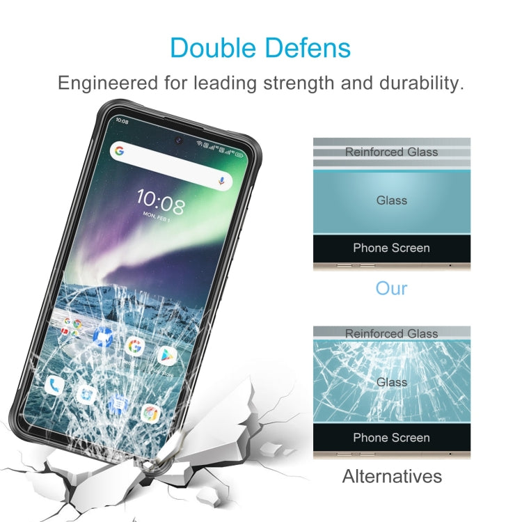 For Umidigi Bison GT 50 PCS 0.26mm 9H 2.5D Tempered Glass Film