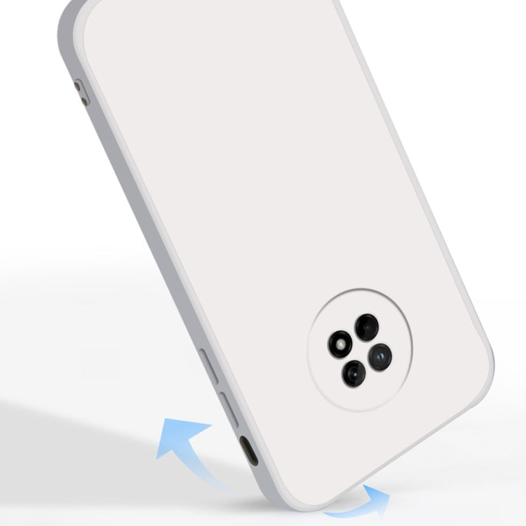 For Huawei Enjoy 20 Plus 5G Solid Color Imitation Liquid Silicone Straight Edge Dropproof Full Coverage Protective Case