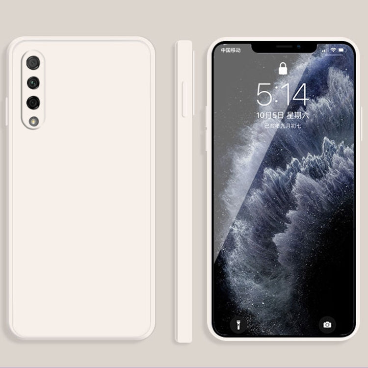 For Honor 9X Pro Solid Color Imitation Liquid Silicone Straight Edge Dropproof Full Coverage Protective Case