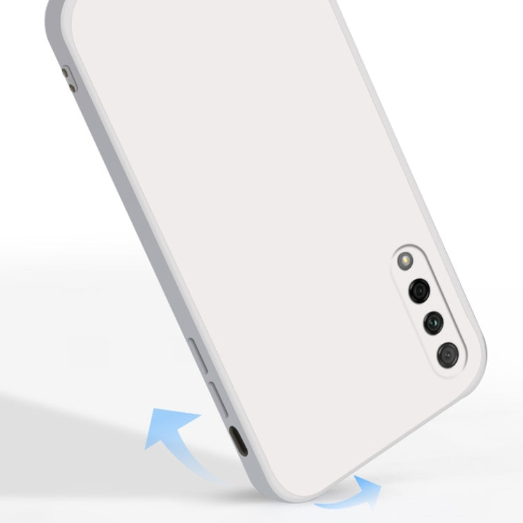 For Honor 9X Pro Solid Color Imitation Liquid Silicone Straight Edge Dropproof Full Coverage Protective Case